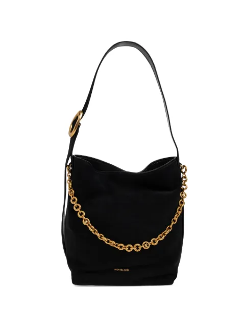 Michael Michael Kors Nolita chain-link leather shoulder bag Black 30T6AUEM8S0