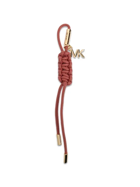 Michael Michael Kors knotted logo-plaque keychain Pink 32T5GD0K9V0