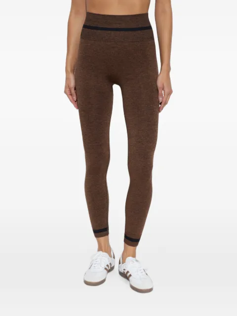 The Upside Marle striped-trim leggings Brown USW226116