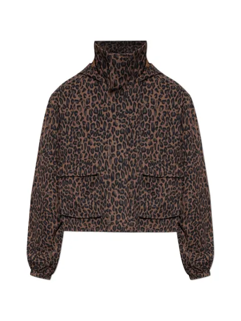 The Upside Ludlow leopard-print jacket Brown USW226095