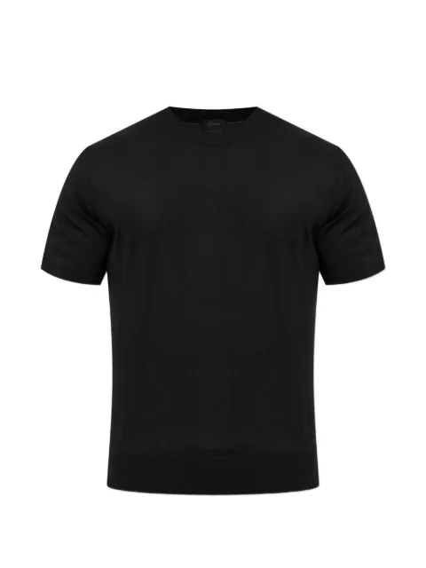 Brioni crew-neck short-sleeve T-shirt Black UMR00LP1K82