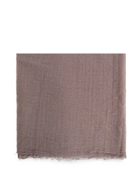Rick Owens frayed gauze scarf Pink RP02F5465SCAR