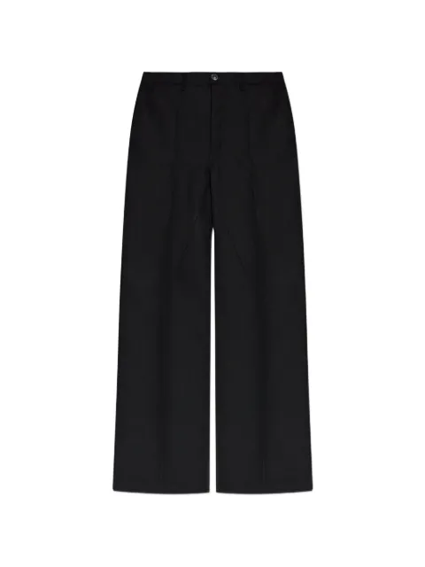 Rick Owens wool wide-leg trousers Black RU02F4332WWH