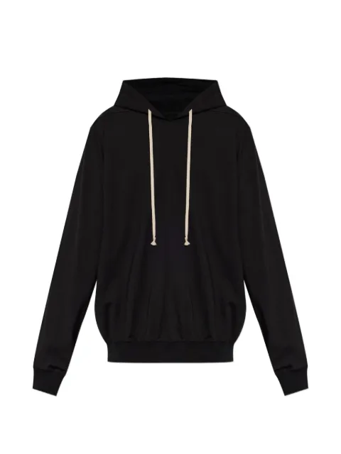 Rick Owens drawstring hoodie Black RU02F4281BA