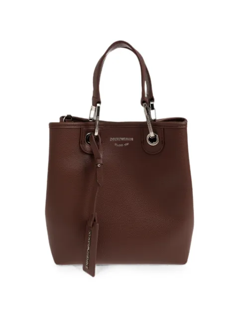Emporio Armani logo-print tote bag Brown EW000362AF1