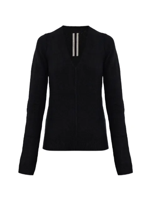 Rick Owens V-neck cashmere-blend sweater Black RP02F5608KWSF