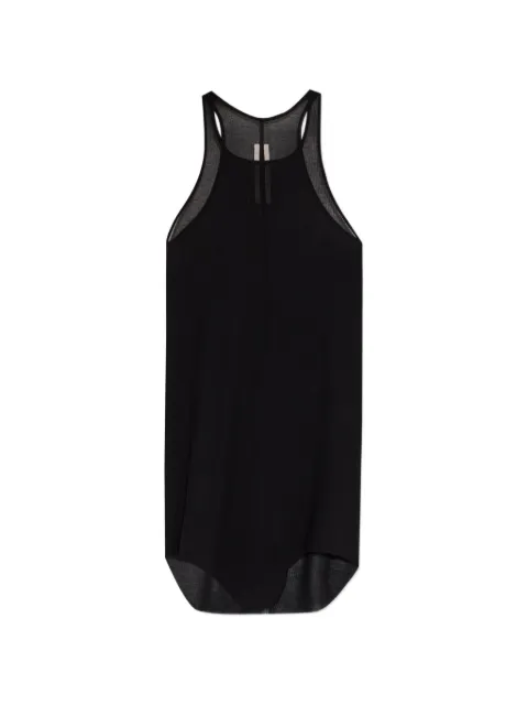 Rick Owens ribbed racerback T-shirt Black RU02F4150RC