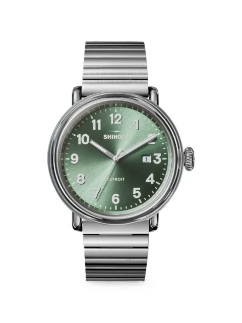 Shinola Detrola 41mm watch Green S0120494125