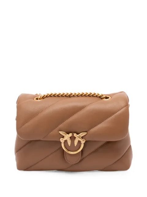 PINKO Love Puff quilted crossbody bag Brown 107617A0F2