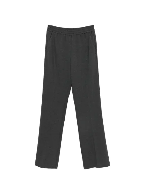 PINKO elasticated-waistband straight-leg trousers Grey 107213A3AH