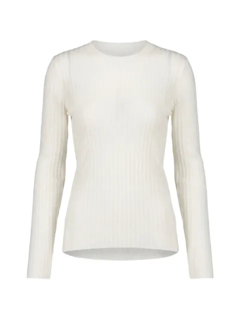 PINKO ribbed-knit sweater Neutrals 107834A2Z6