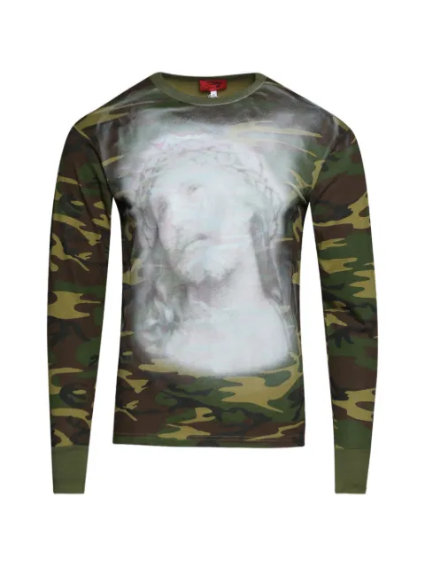LA MASKARADE Miami camouflage-print T-shirt Green MIAMICAMOTSHIRT