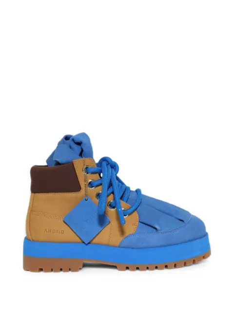 AHDIID New York lace-up boots Blue AHD0004