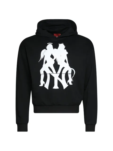 LA MASKARADE Yankees graphic-print hoodie Black YANKEESHOODIE
