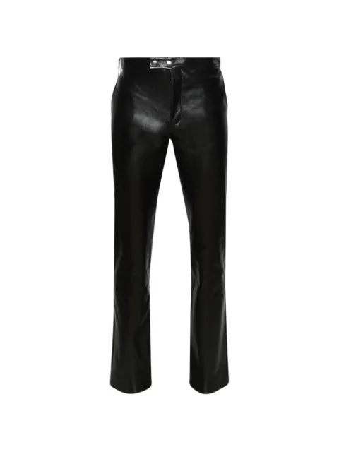 Jil Sander leather trousers Black J21KA0325