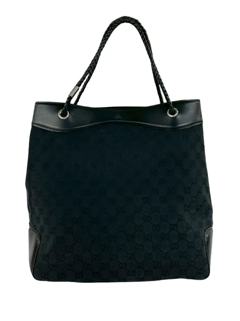 Gucci Pre-Owned 2000-2015 GG Canvas Gifford tote bag Black LT2W9O9ZUIBMGHMC