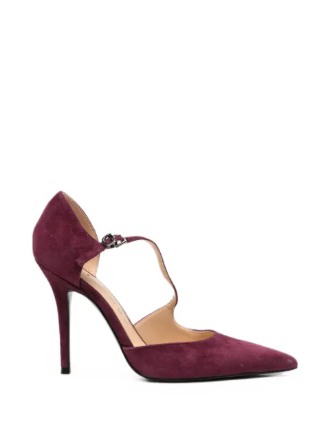 GUESS USA pointed-toe T-bar pumps Purple FLTNAPSUE08WINE