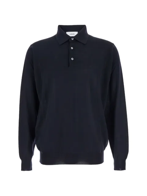 Lardini long-sleeve polo shirt Blue CNLPML62CN64021