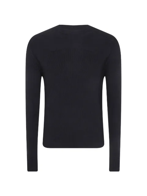 Rick Owens ribbed-knit T-shirt Black RU02F4639RIBM