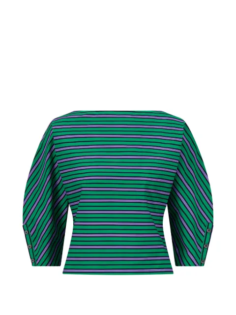 Lela Rose striped top Green PF262387