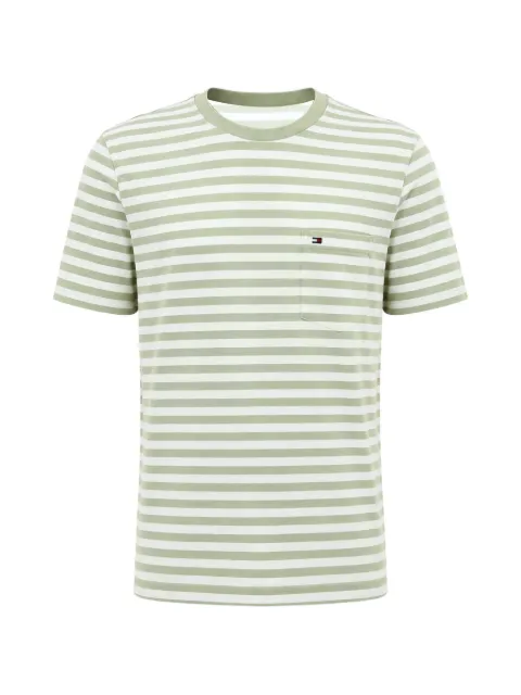 Tommy Hilfiger striped pocket T-shirt Green FMW0MW41378