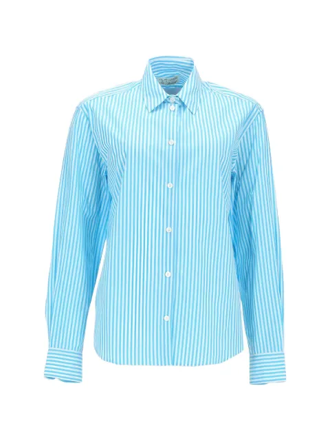 MC2 Saint Barth striped cotton shirt Blue MDH00101406L32
