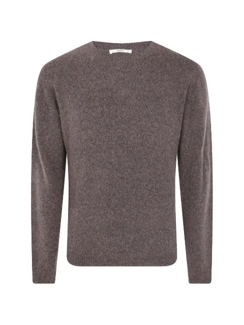 Roberto Collina crew-neck long-sleeve sweater Brown 263MYB40001