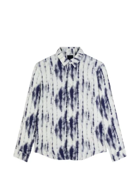 Patrizia Pepe graphic-print long-sleeve shirt White 5C0310A093