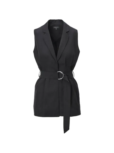 rag & bone Mandi belted gilet Black RAJ626P4MTA