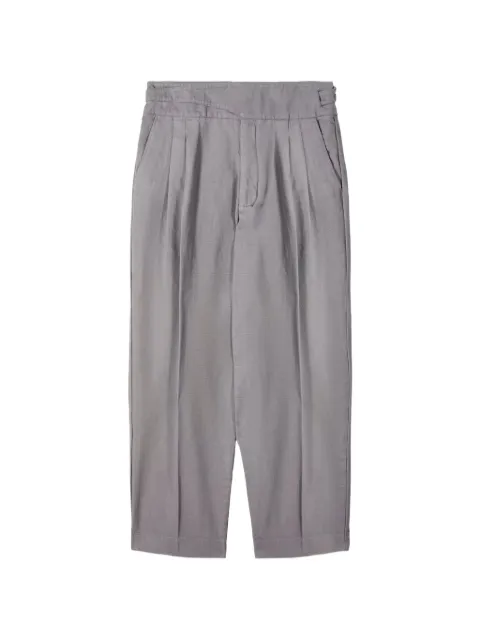 Patrizia Pepe pleated cotton pants Grey 5P0551A761S184