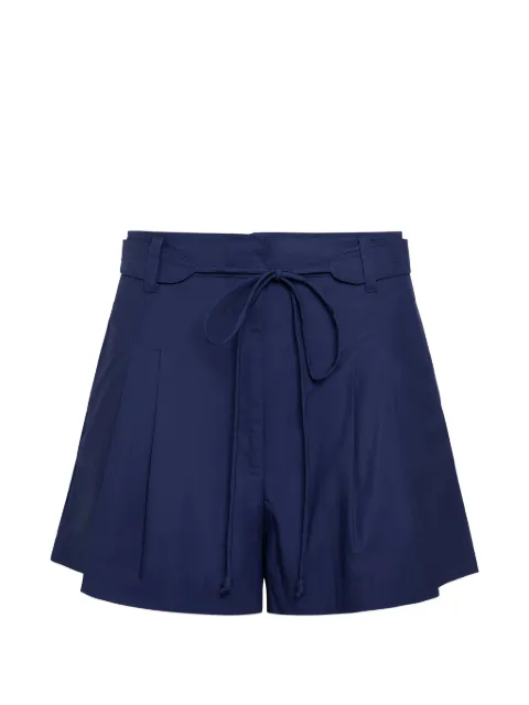 Marie Oliver Lander pleated shorts Blue 627253141