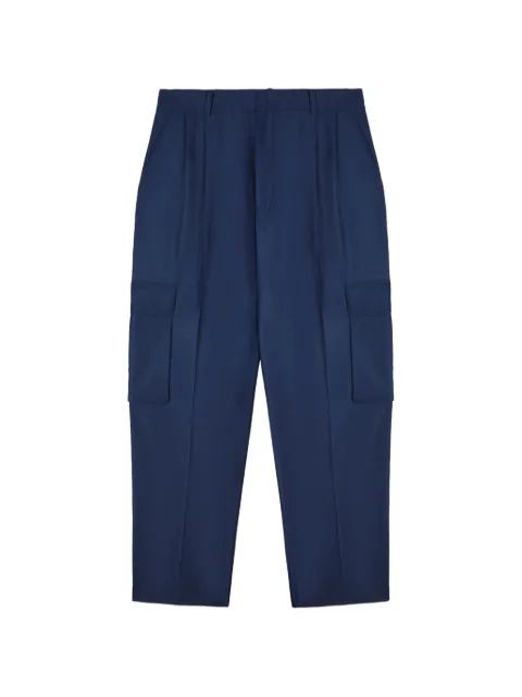 Patrizia Pepe pleated wide-leg trousers Blue 5P0552A1WK
