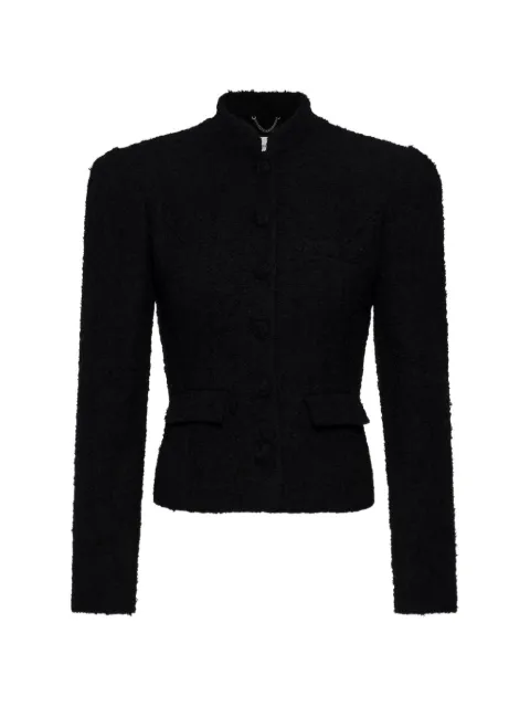 Magda Butrym bouclé single-breasted blazer Black 111726