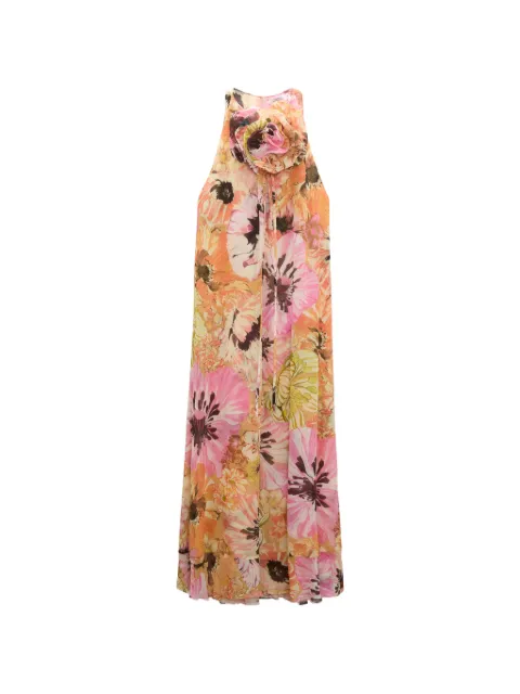 Dorothee Schumacher floral-print maxi dress Neutrals 549014