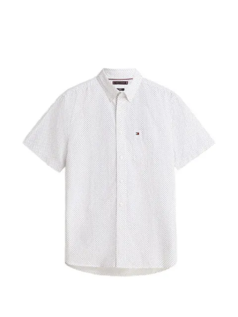 Tommy Hilfiger printed short-sleeve shirt White MW0MW41668