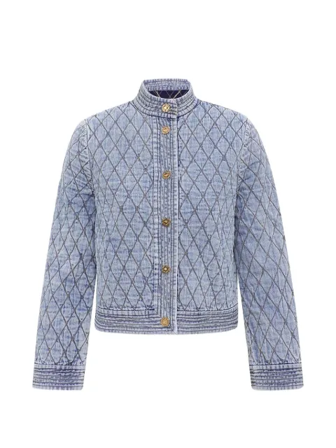 ZIMMERMANN Indra quilted denim jacket Blue 7276JSS262