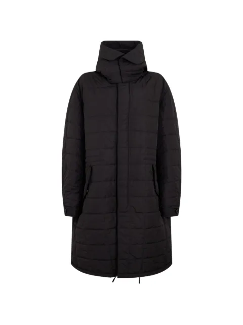 Givenchy quilted hooded coat Black BM01J515L8