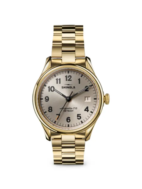 Shinola Vinton 38mm watch Gold S0120494149