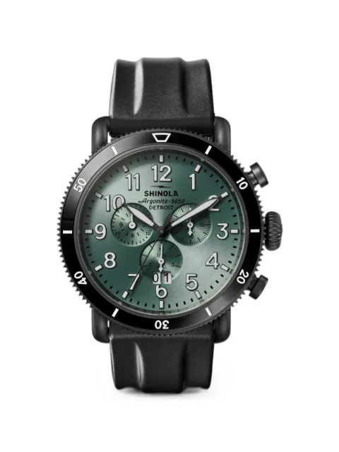 Shinola Runwell Sport Chrono 48mm watch Green S0120494121