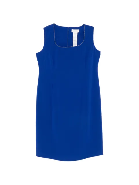 Marina Rinaldi Tabarin crystal-trimmed sleeveless midi dress Blue 2627226236600