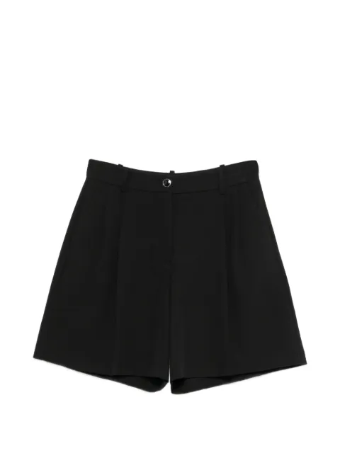 PINKO belted pleated shorts Black 107289A18E