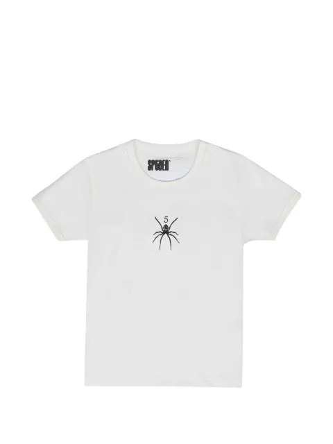 SP5DER spider-print T-shirt White SP5DER514