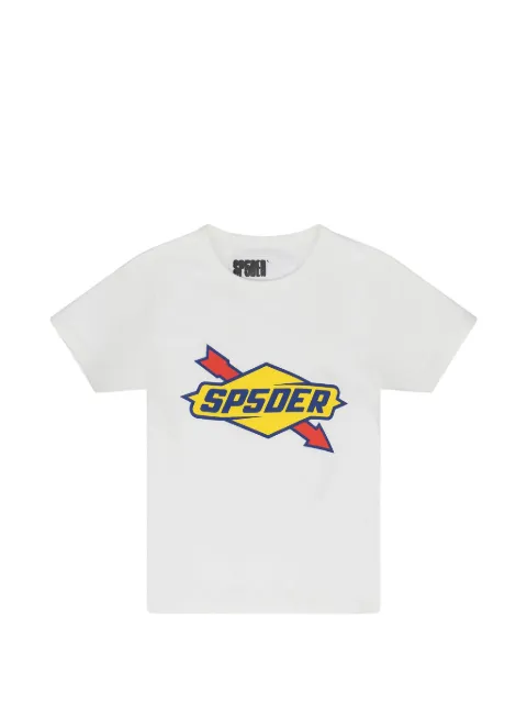 SP5DER Gas logo-print T-shirt White SP5DER509