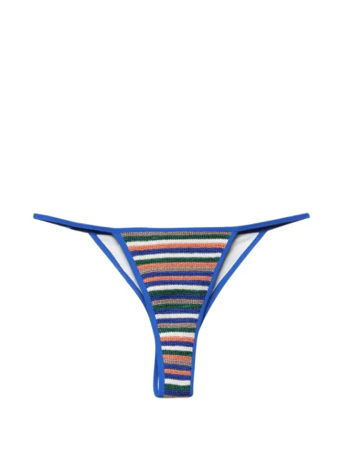 Christopher Esber Calypso crochet-knit bikini briefs Blue 26027654