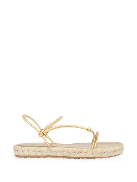 Gianvito Rossi Bali espadrilles Gold G3276305GOMNKJ