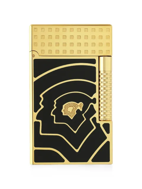 S.T. Dupont patterned lighter Gold DC23472CL