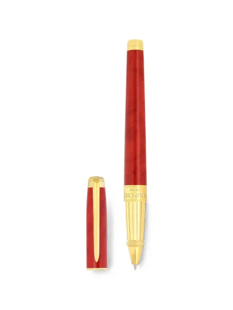 S.T. Dupont Line D Eternity fluted pen Red D422318L