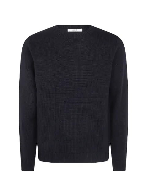 Nuur round-neck wool sweater Black 263MYB02001