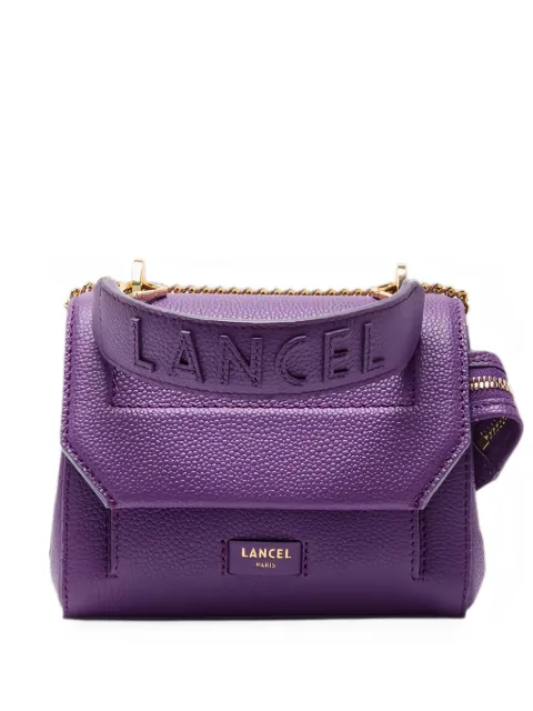 Lancel NINON leather shoulder bag Purple A092211HTU