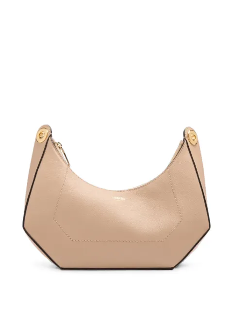 Lancel L Zip buckle-detail curved shoulder bag Neutrals A13987J5TU